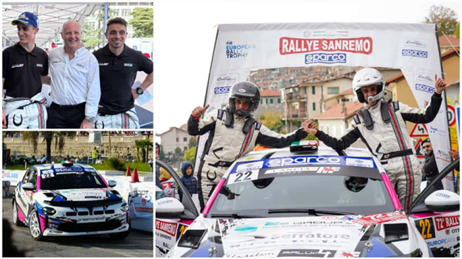 Di Pietro–Dresti trionfali al Rally di Sanremo: vincono il Trofeo Lancia Junior