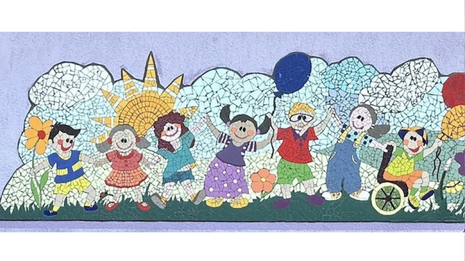Arona, inaugurato il mosaico di 
