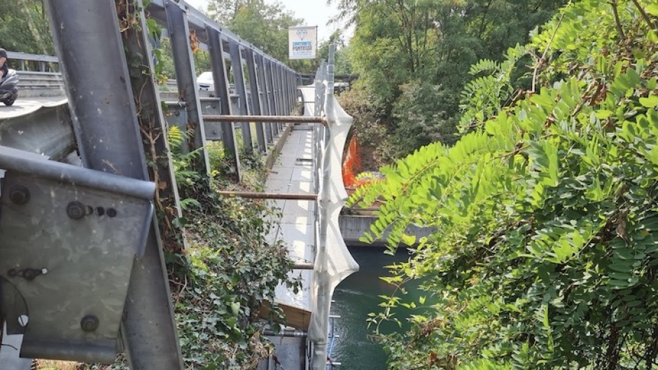 Proroga sino a fine novembre del senso unico alternato ponte sul Villoresi a Lonate 