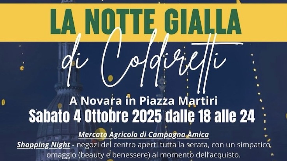 Novara, arriva la 