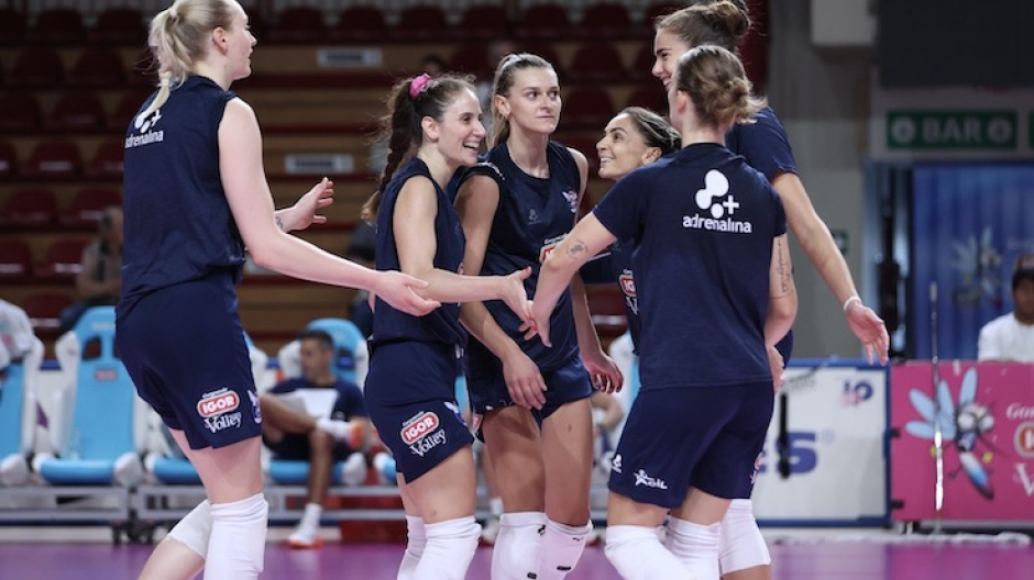 Igor Volley, ancora un pareggio nell'allenamento congiunto con Bergamo