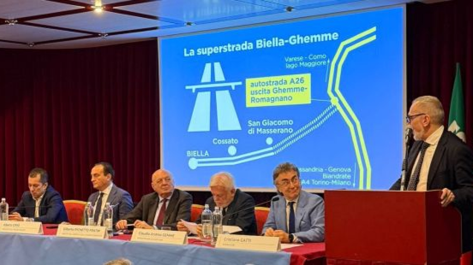 Parte il cantiere alla Pedemontana biellese