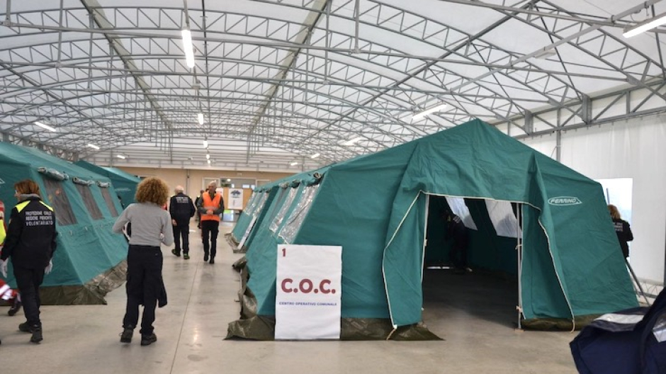 Varallo Pombia, esercitazione di Protezione Civile. Simulata situazione di emergenza 