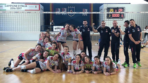 Igor Volley, le giovani di Ingratta promosse con due giornate di anticipo in B1
