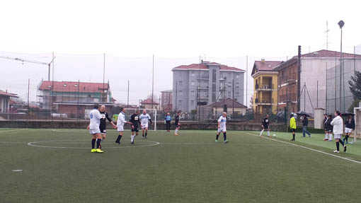 Borgomanero, prima giornata del campionato regionale di calcio camminato. Foto