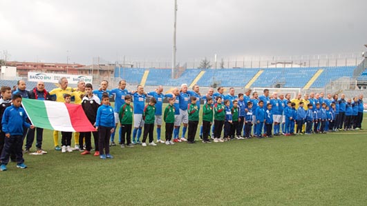 Italia imbattuta contro l'Inghilterra nel walking football