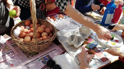 Ameno, tanta partecipazione alla "Caccia alle uova". Foto