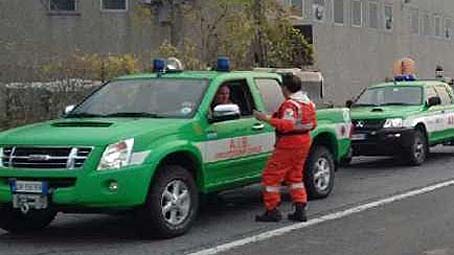 Esercitazione di volontari Aib sul Monte Barro