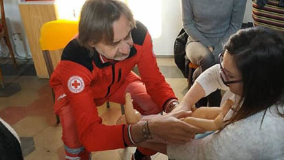 Casalvolone: ottimo riscontro per il corso di manovre pediatriche della Cri di Novara