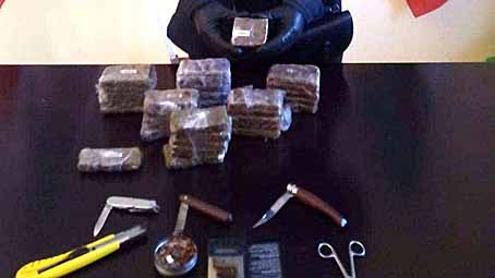 Oleggio: sequestrati 3 kg di hashish, un arresto