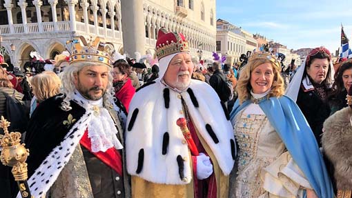Re Biscottino e la Regina Cunetta ospiti del Doge di Venezia