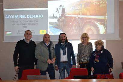 Presentato il progetto "Acqua nel deserto"