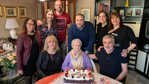 Cento candeline per la signora Maria