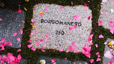 Collocata a Biella la pietra che ricorda i caduti borgomaneresi della Grande guerra