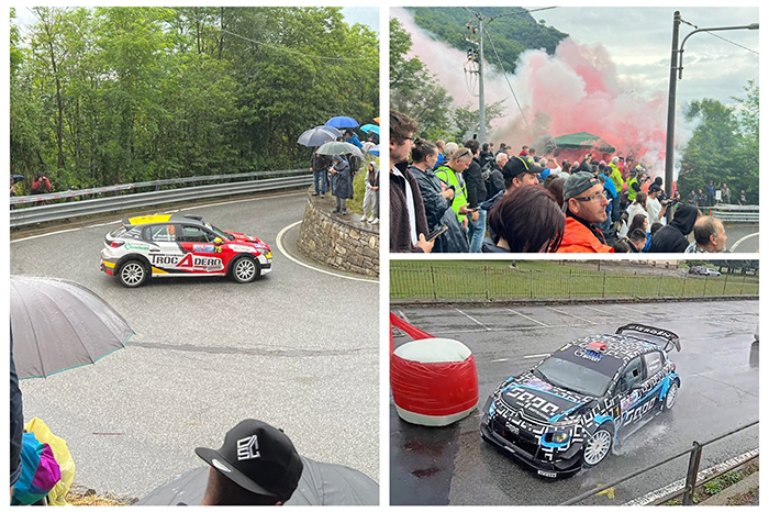 Caffoni alla prova del 9... In testa al rally, poi Carmellino e Margaroli