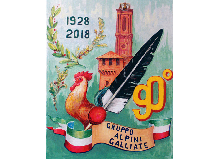 Gli Alpini galliatesi festeggiano 90 anni