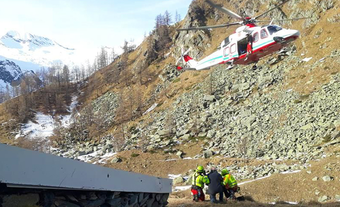 Anziana novarese infortunata sul monte Mucrone