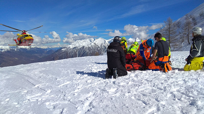 Valsesia: due incidenti in montagna. Un ferito trasferito a Novara