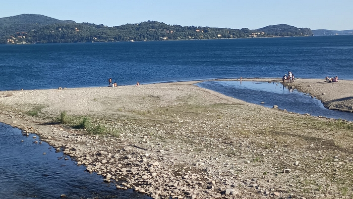 Lago Maggiore in magra: persi 136 centimetri in 44 giorni