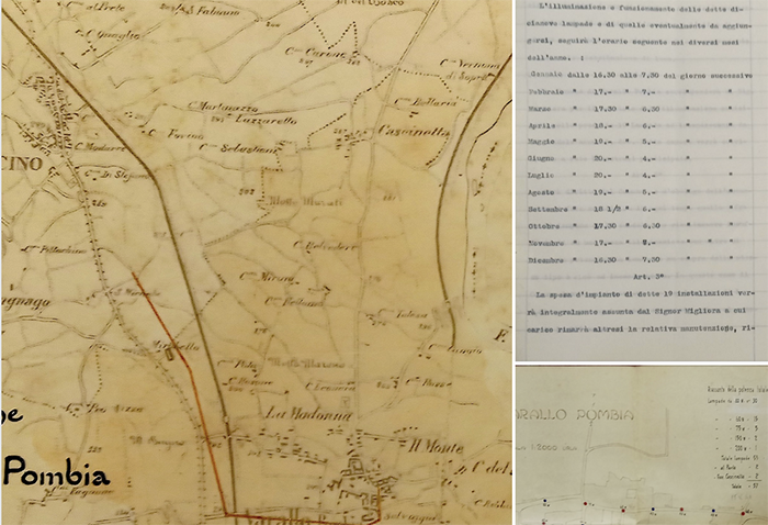 Scoperta nell'archivio:115 anni fa la prima illuminazione elettrica a Varallo Pombia