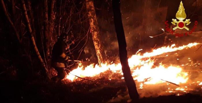 Incendi boschivi: rinnovato l'accordo di collaborazione tra Regione e Vvf