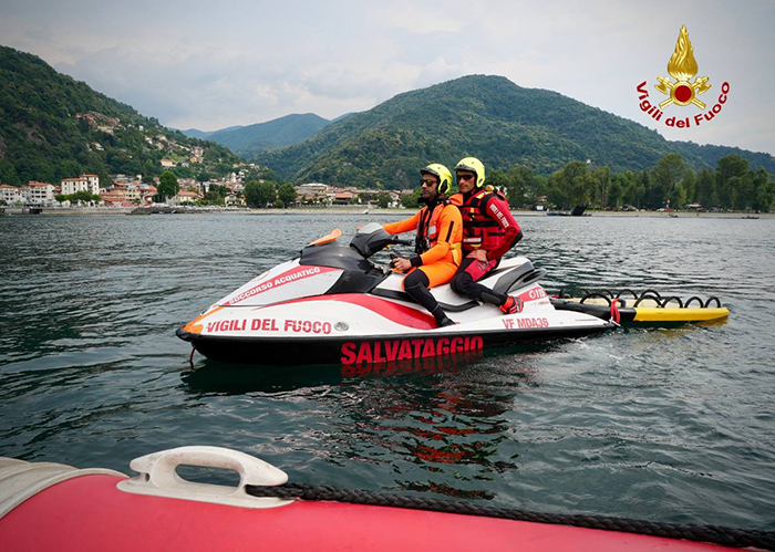 Salvata la donna spagnola in difficoltà nel lago tra Arona ed Angera, forse voleva attraversare a nuoto il lago