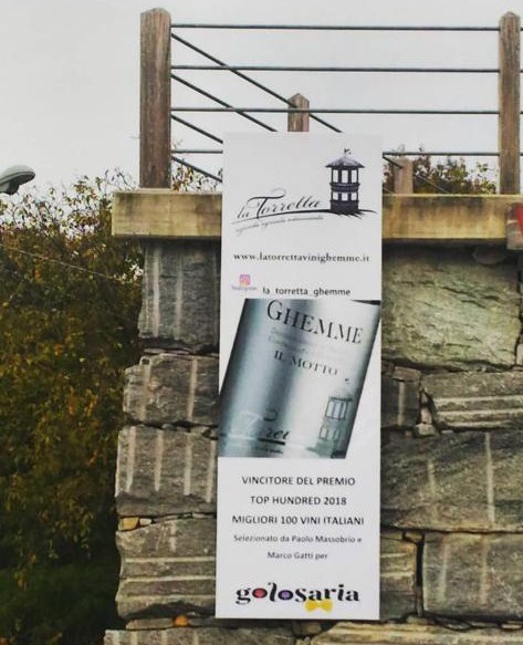 Un vino de La Torretta di Ghemme premiato a Golosaria