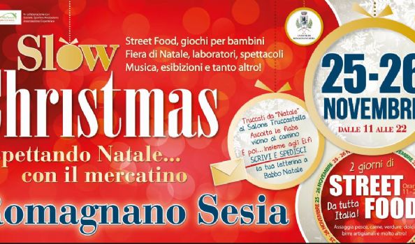 Romagnano, arriva "Slow Christmas": mercatini e street food aspettando il Natale