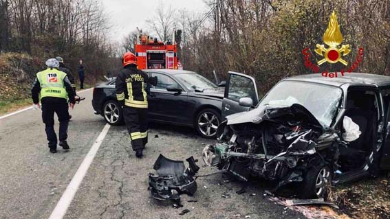 Invorio, incidente sulla sp34