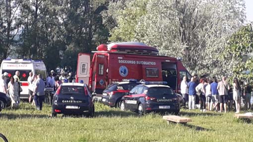 Arona, recuperato il corpo del ragazzo che era scomparso nel lago