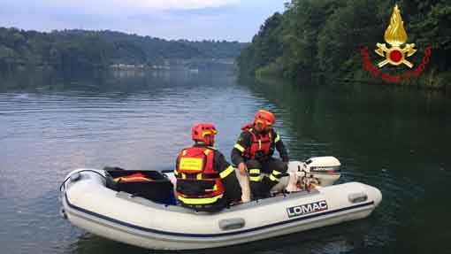 Castelletto Ticino:  proseguono le ricerche dell'uomo scomparso nel fiume lunedì