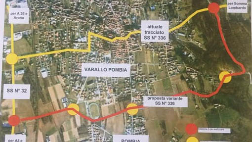 Varallo Pombia, novità per la ss336 della Malpensa