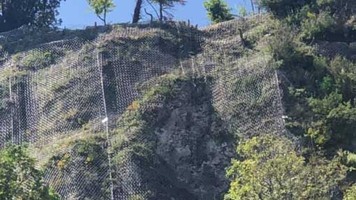 Arona, messo in sicurezza il versante roccioso della Rocca