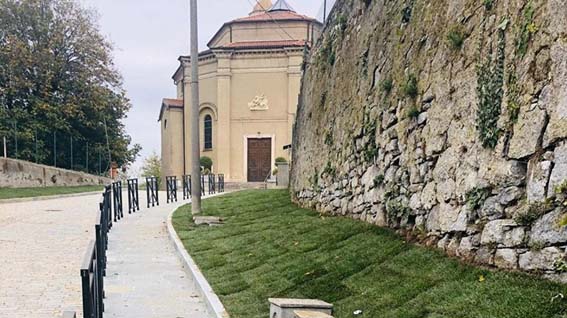 Domenica l'inaugurazione della nuova salita alla chiesa di Mercurago
