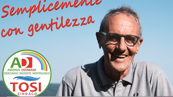 Arona, elezioni amministrative: presentata la candidatura del dott. Massimo Tosi