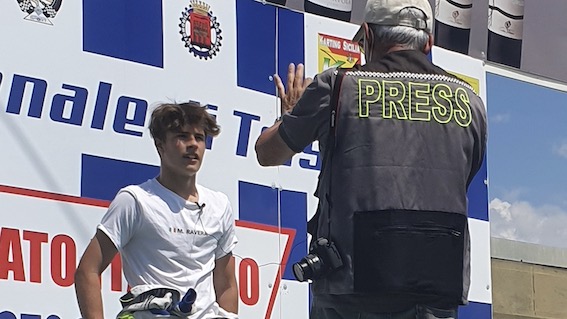  Marco Ravera al via nel terzo round del Campionato Italiano Karting