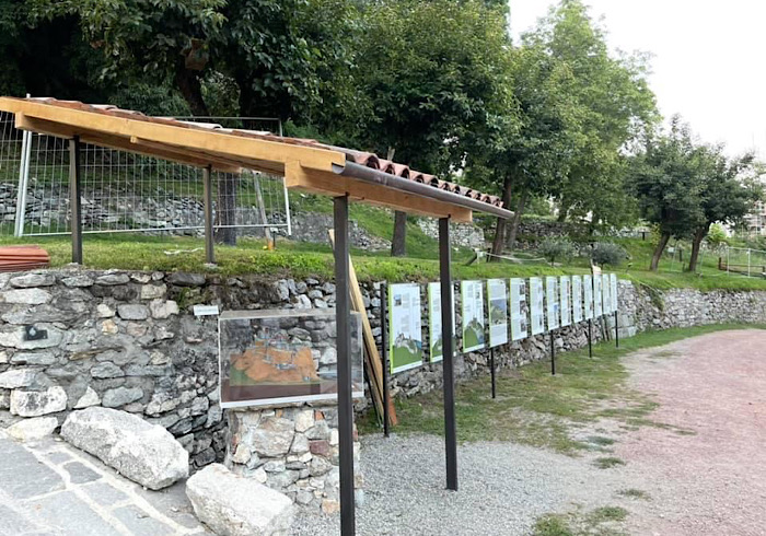 Ricollocati i pannelli esplicativi alla Rocca Borromea di Arona