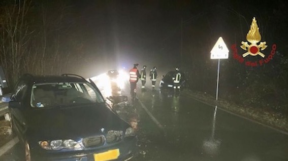 Invorio, incidente sulla sp34: due auto coinvolte