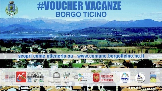 Borgo Ticino, presentata l'iniziativa #vouchervacanzeborgoticino