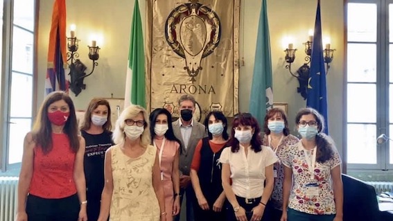 Arona, delegazione di insegnanti bulgare in visita in città