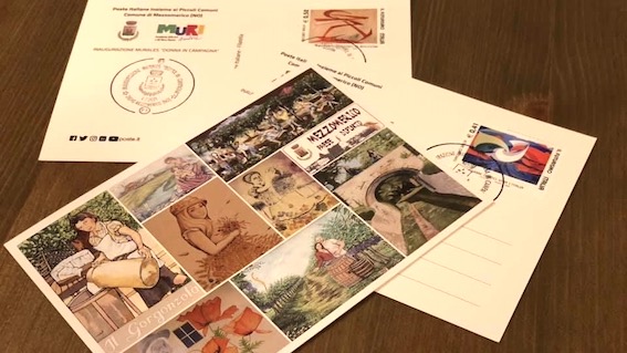 Mezzomerico nella filatelia italiana grazie all'annullo e alla cartolina dedicati al "paese dipinto"