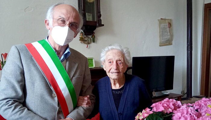  Pombia, 105 anni per la signora Caterina Abolin