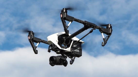 Massino Visconti: sorvolo di un drone per rilievi sul rio Piangera