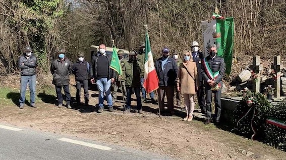  Arona, commemorato il 76°anniversario del Sacrificio Partigiano a Montrigiasco