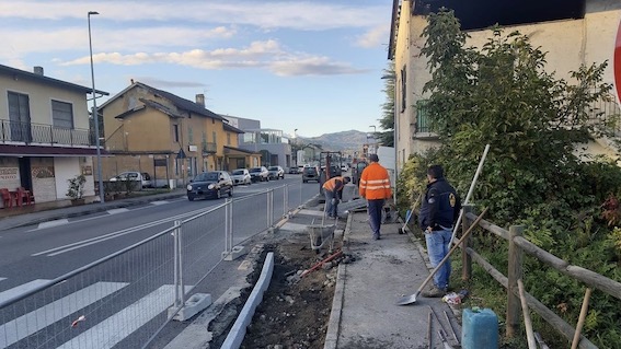 Dormelletto, partiti i lavori del secondo lotto della ciclabile sulla SS33