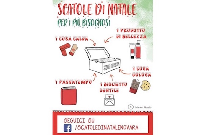 Torna anche quest'anno l'iniziativa delle "Scatole di Natale"