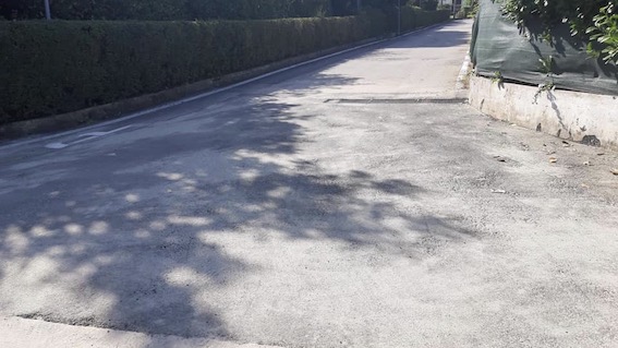 Dormelletto, dopo i lavori riaperta via Manzoni