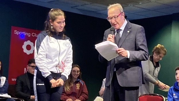 Studentessa del "Fermi" premiata dall'Unione nazionale veterani dello sport