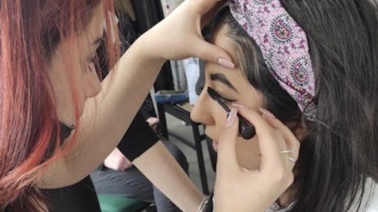  Arona, allieve Enaip si sono occupate di acconciatura e make-up per gli spettacoli MyFermi