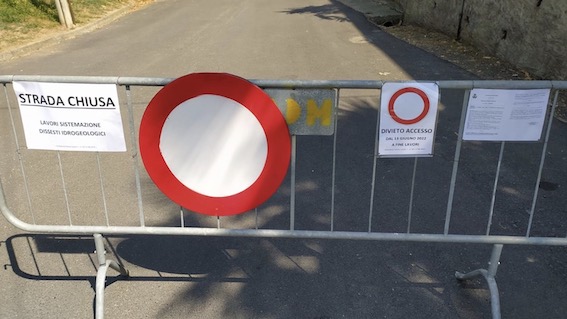 Pombia, chiusura di via Stazione per sistemazione dissesto idrogeologico
